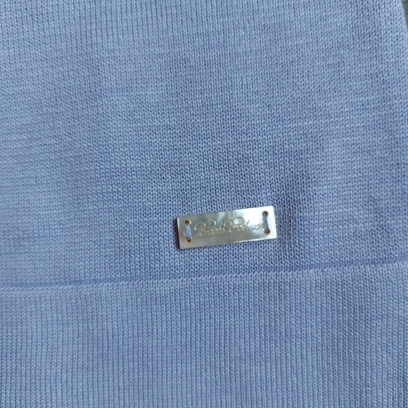 Brooks brothers lavender silk cotton cardigan with mother of pearl detail Small - Picture 5 of 8